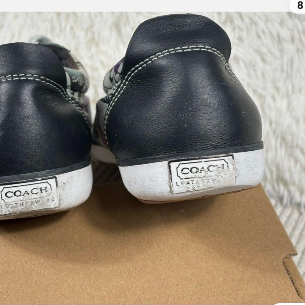 Coach Women's Multicolor Butterfly Sneakers - Picture 7 of 8
